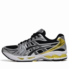 Everyday Walking Comfort City Guard Asics Gel-Kayano 14 - Black/Lemon Spark