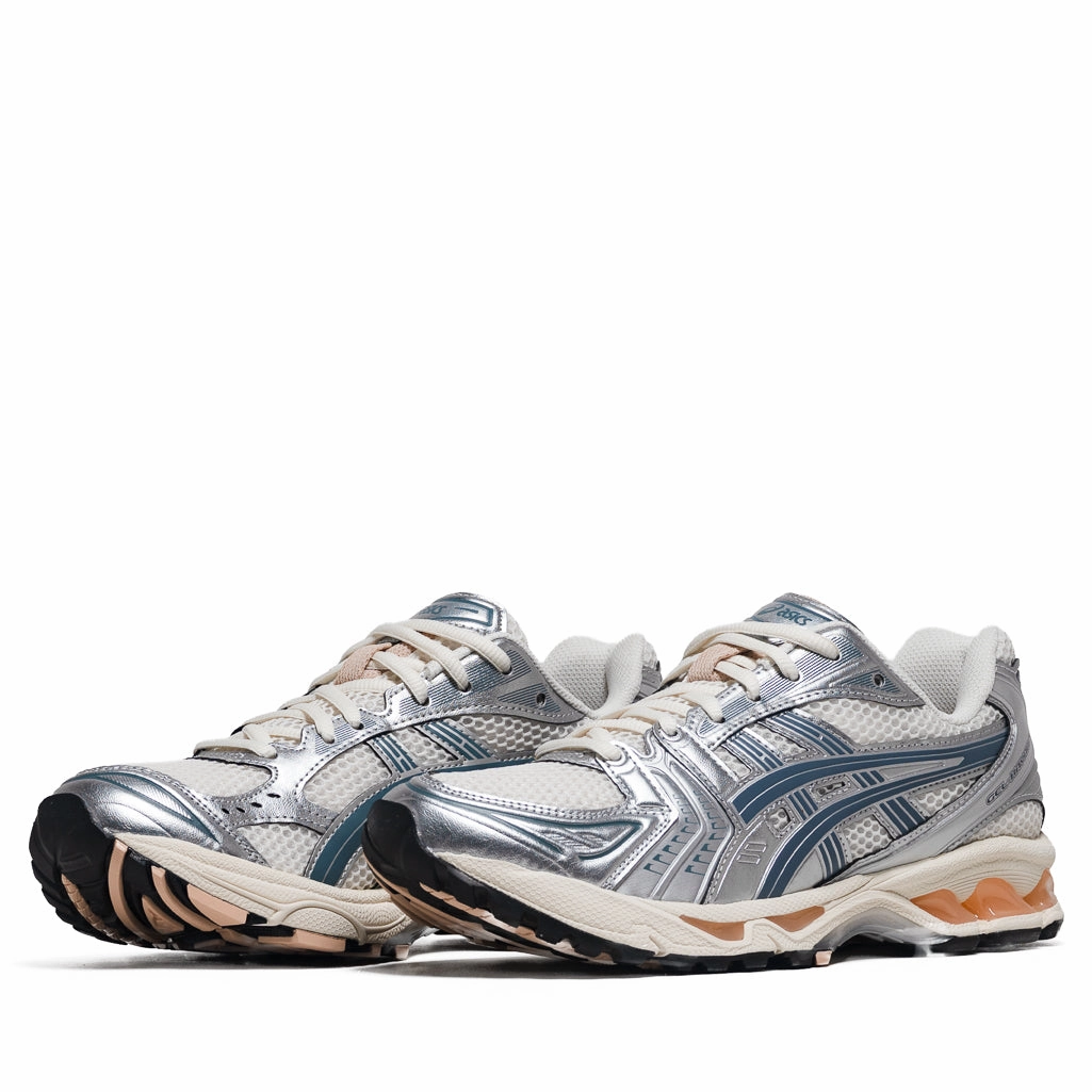 Asics Gel-Kayano 14 - Cream/Ironclad Natural motion Heel Grip