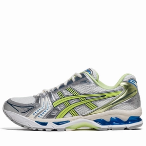 Asics Gel-Kayano 14 - White/Lime Green Food Lane Interview Attire