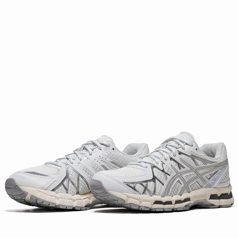 Asics Gel-Kayano 20 - White/Pure Silver Lace   Up Dress Code