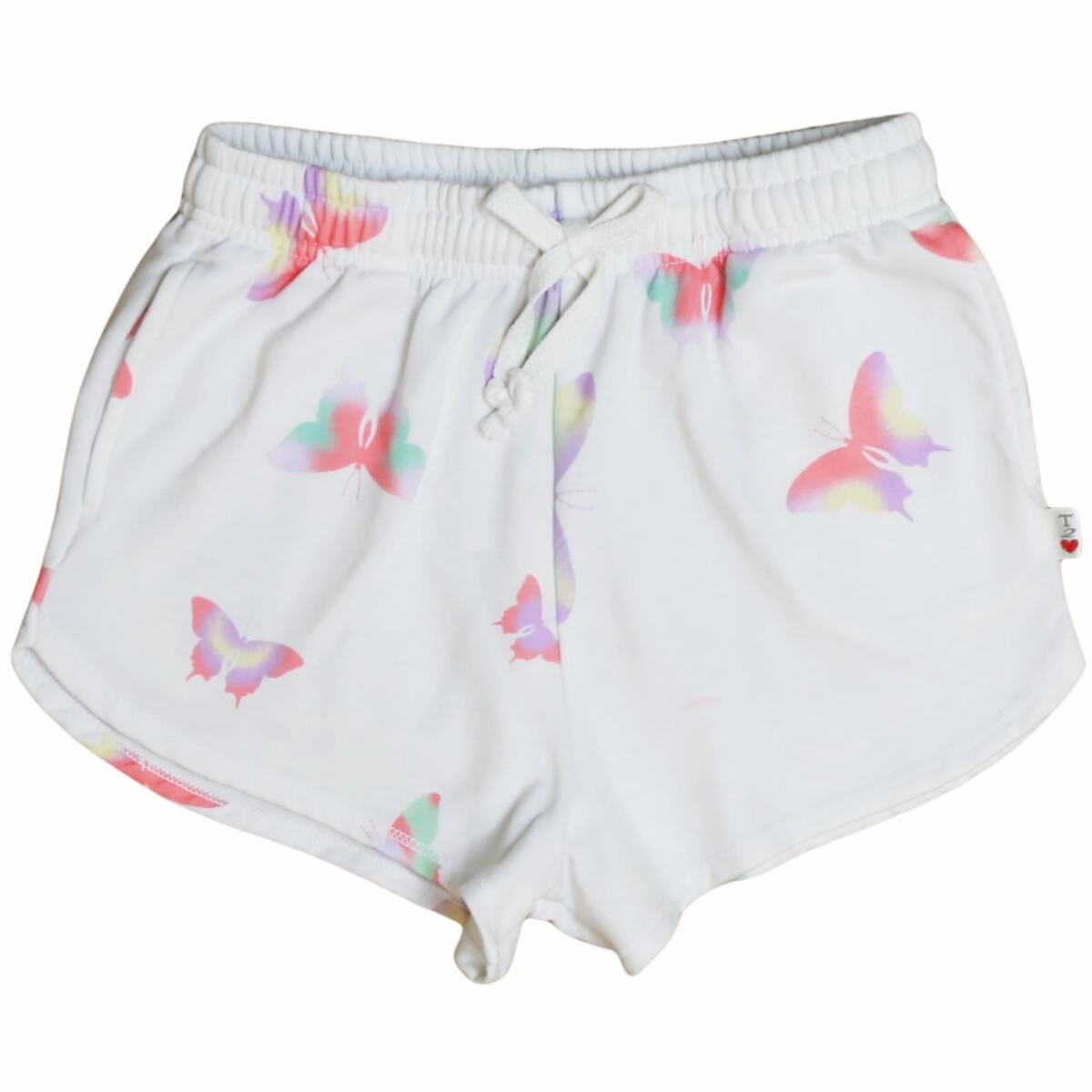 Fancy Athletic Short with Pockets- Butterfly