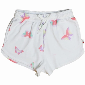 Athletic Short with Pockets- Butterfly vintage coastal
