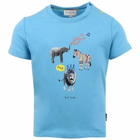 Paul Smith Junior Rod T-Shirt in Blue Sleepwear for kids