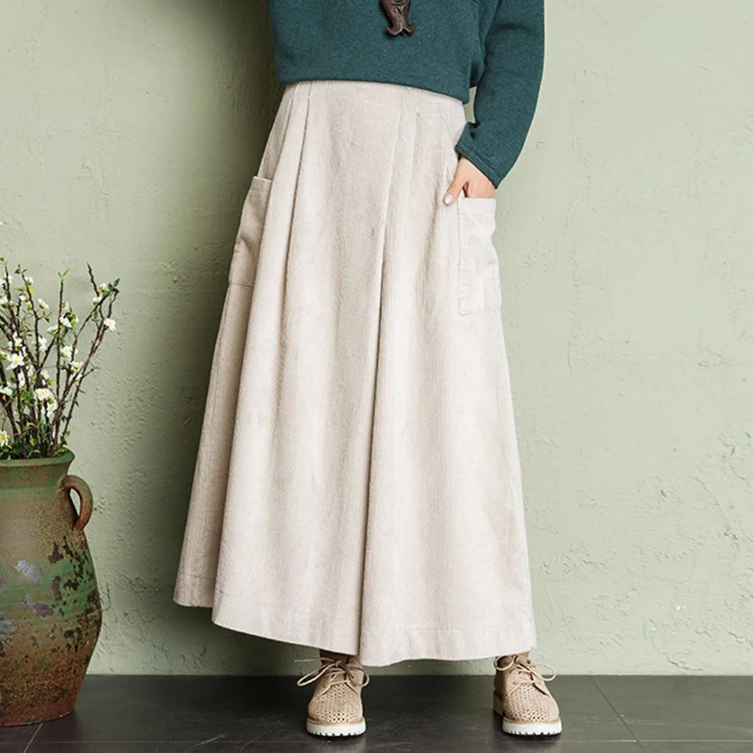 Functional fashion wear Rugged Wear Babakud Autumn Winter Loose Corduroy Wide Leg Pants