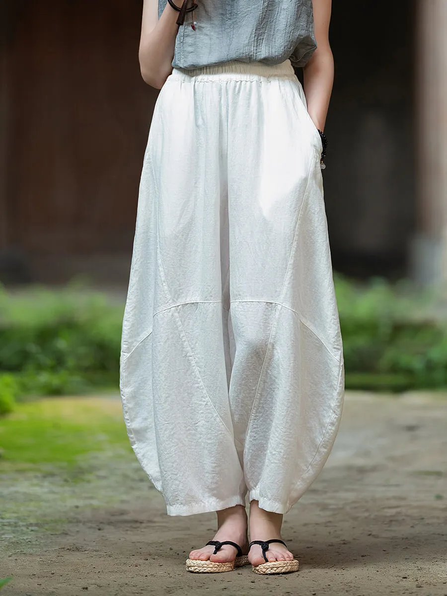 FlexFoamPadding Babakud Women Summer New Vintage Stylish Casual Lattern Pants