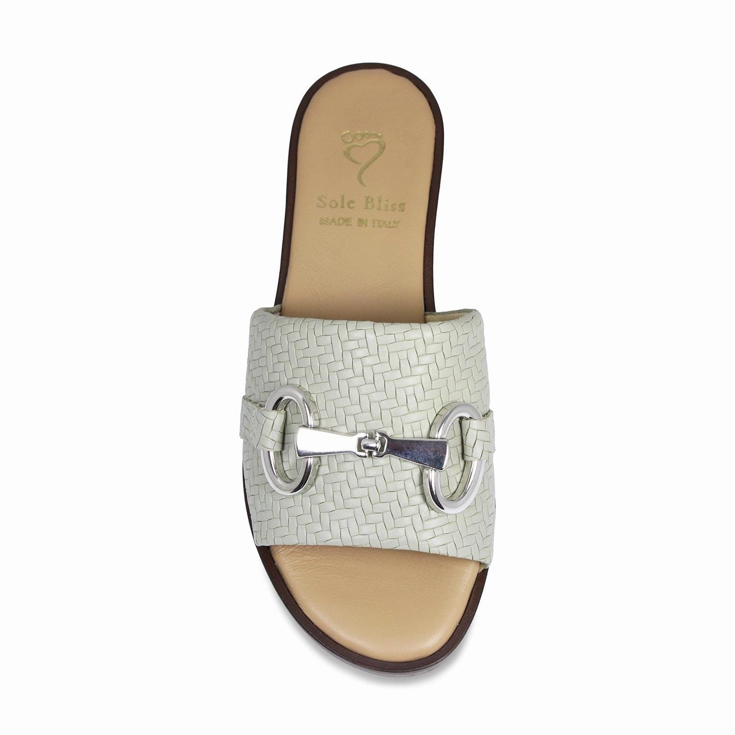 Bardot: Mint Weave Leather Thong Style Comfortable all-day wear