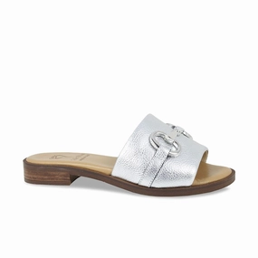 Bardot: Silver Leather Walking