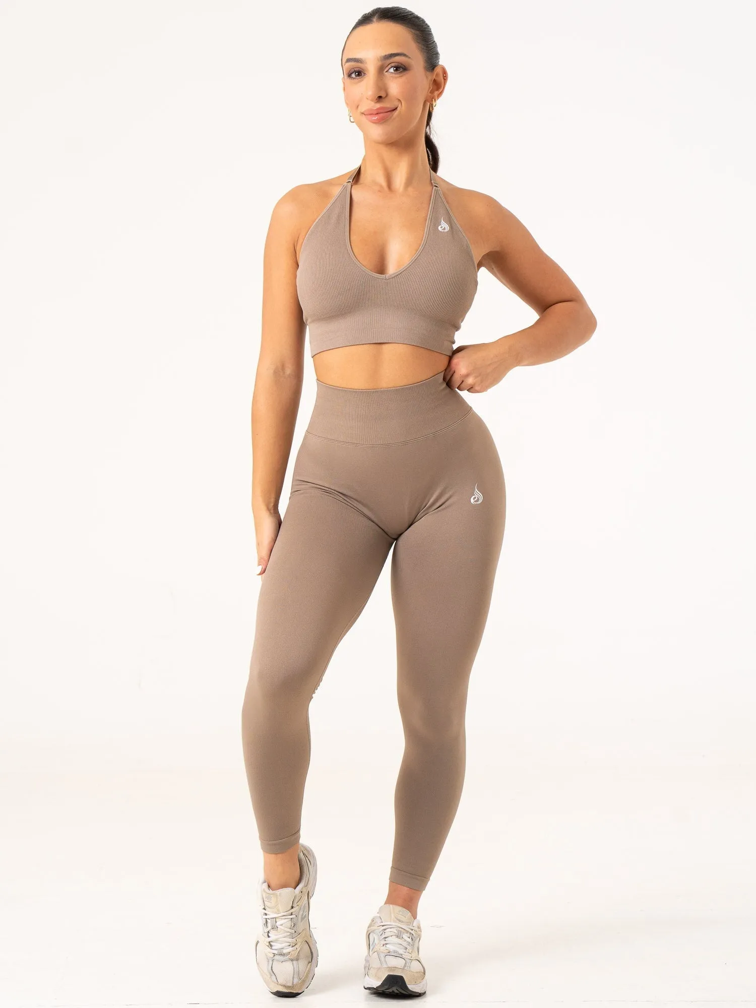 Lift BBL Scrunch Seamless Leggings - Taupe Supportive Fit Seamless Design Minimalist Style