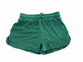 Soft French Terry Short-Green Extra - small Bowed