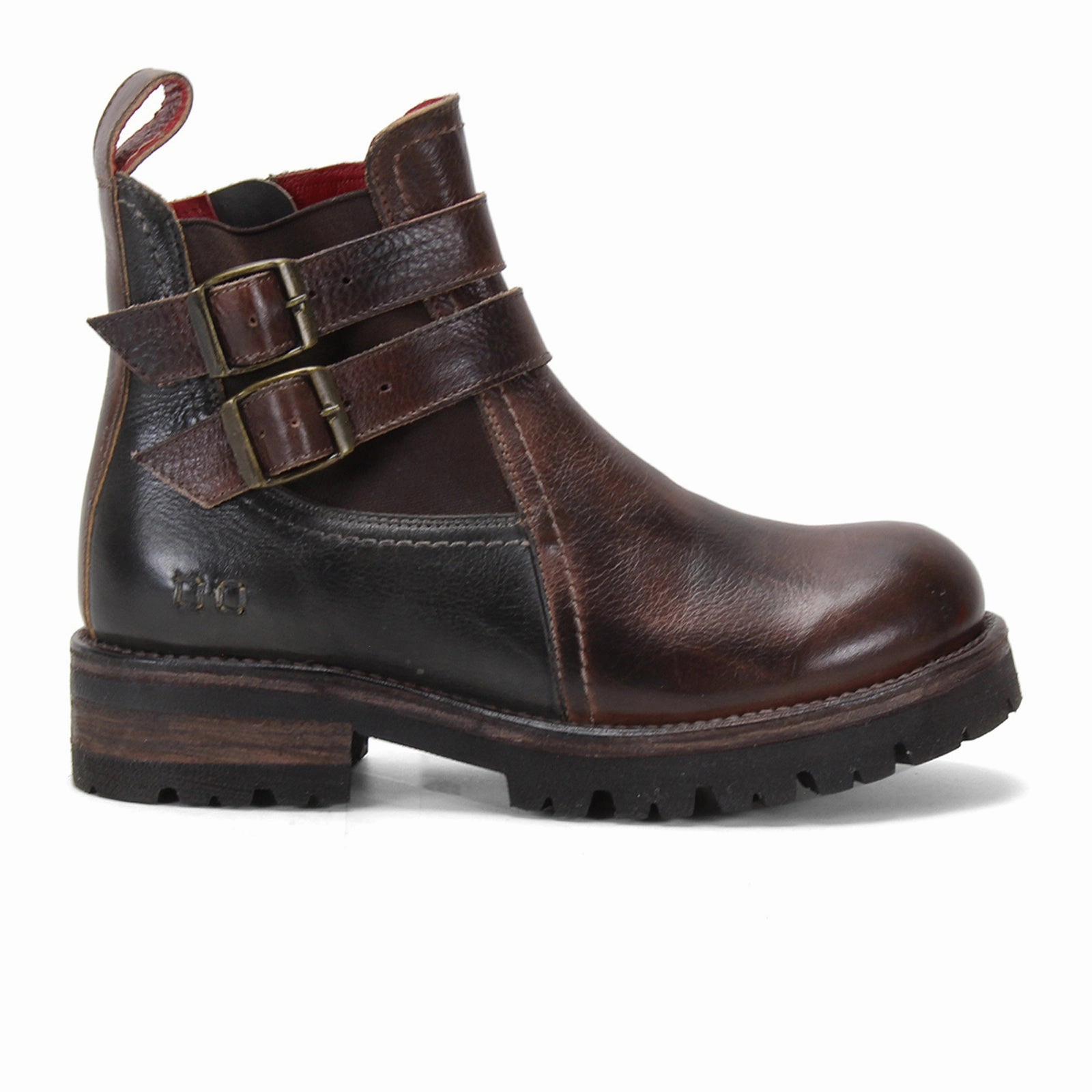 Bed Stu Ginger II Ankle Boot (Women) - Teak Rustic/Black Rustic Versatile Appeal