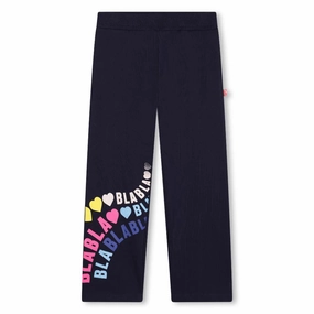 Billieblush Girls Logo Printed Straight Leg Pants Affordable
