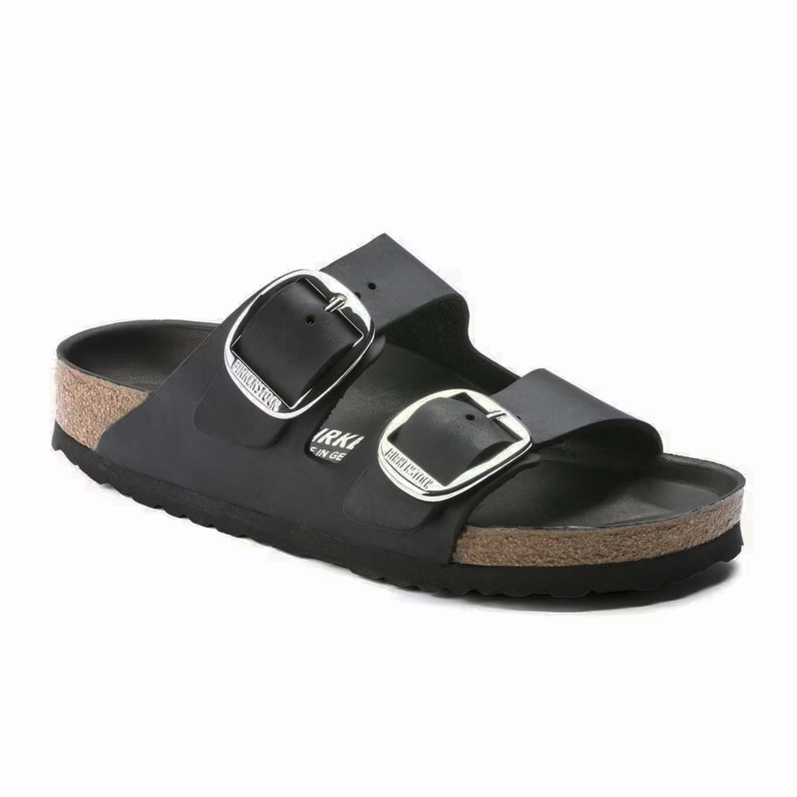 Reliable Design Birkenstock Arizona Big Buckle Slide Sandal (Women) - Black Oiled Leather