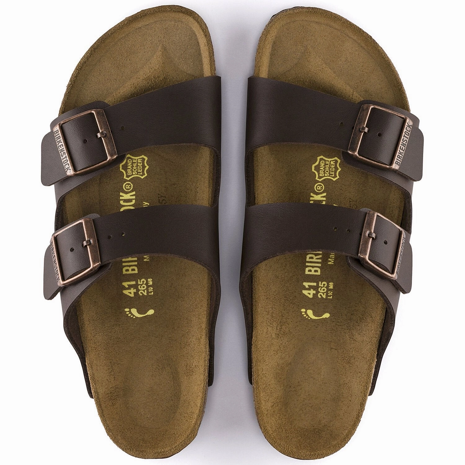 functional - feature shoes Birkenstock Arizona Brown Birko-Flor
