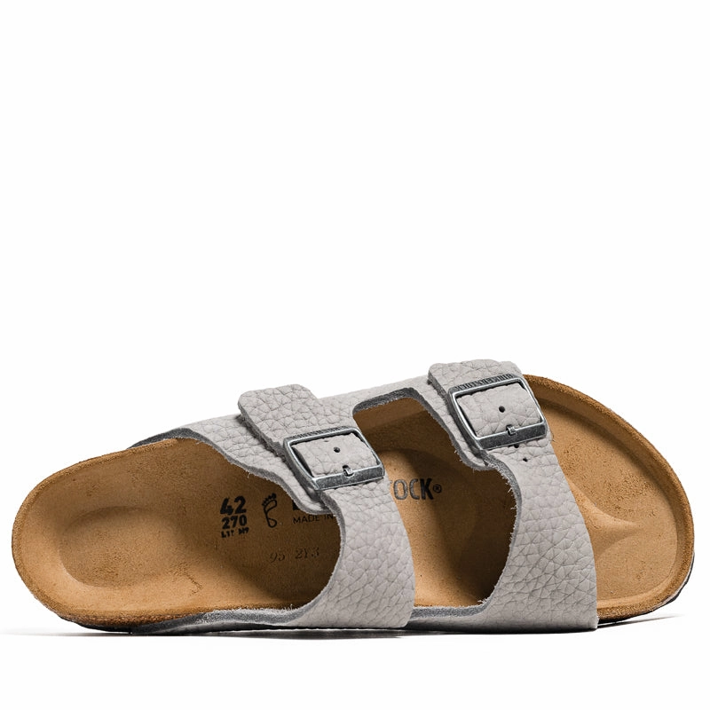 Arch Love Safe Step Birkenstock Arizona Nubuck - Desert Buck Whale Grey