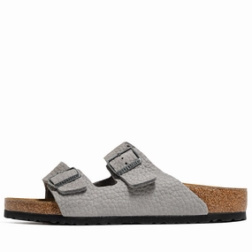 Birkenstock Arizona Nubuck - Desert Buck Whale Grey Practical Look