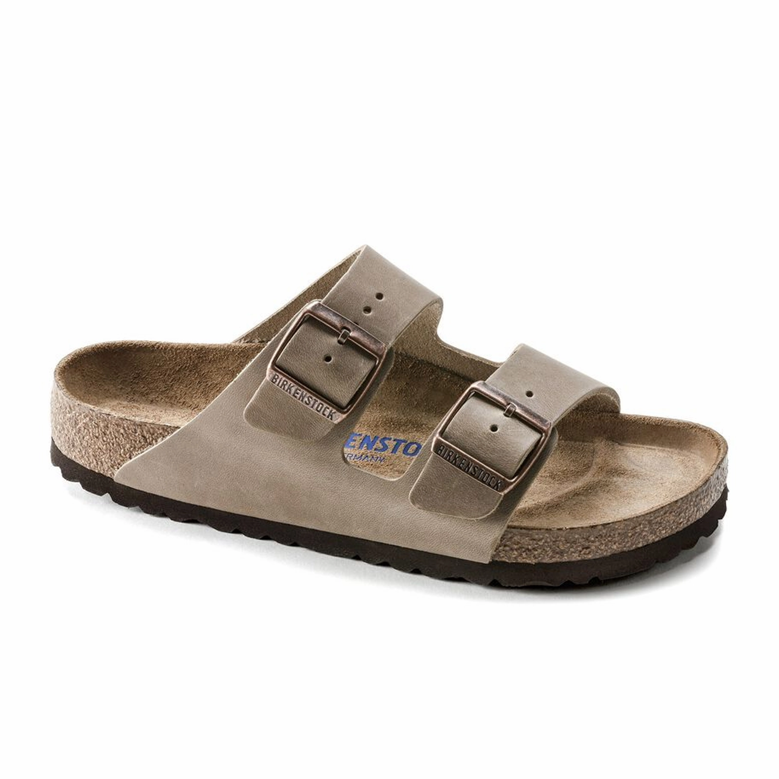 Outdoor Slip Non Skid Birkenstock Arizona Soft Footbed Narrow Slide Sandal (Unisex) - Tobacco Oiled Leather