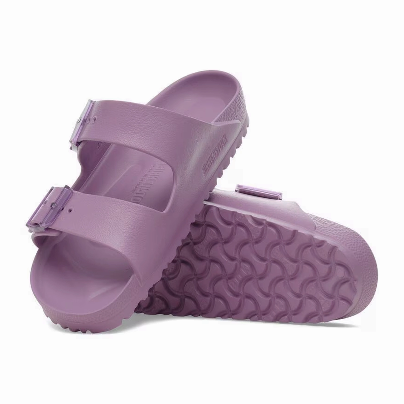 Multi Functional Birkenstock Arizona Stealth Buckle EVA Slide Sandal (Women) - Mauve