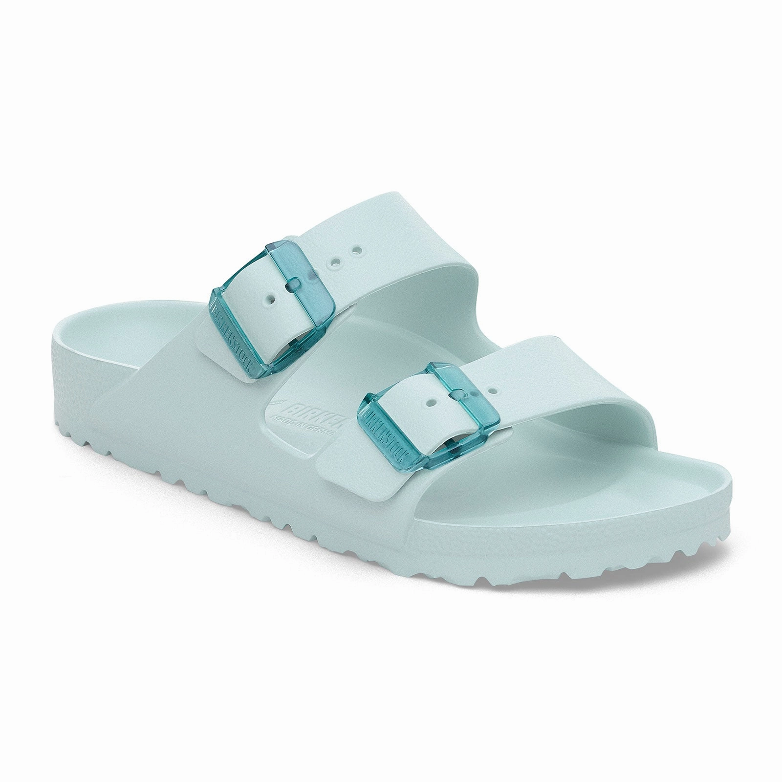 Birkenstock Arizona Stealth Buckle EVA Slide Sandal (Women) - Surf Green Thong Style Outdoor Adventure