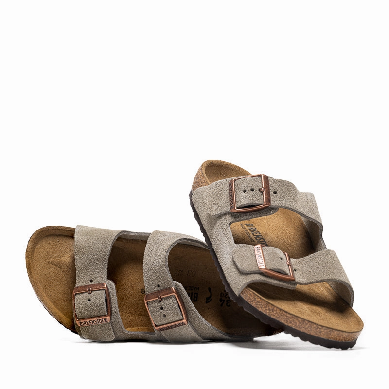Birkenstock Arizona Suede (PS) - Taupe Boardroom Appropriate Wedding Shoes