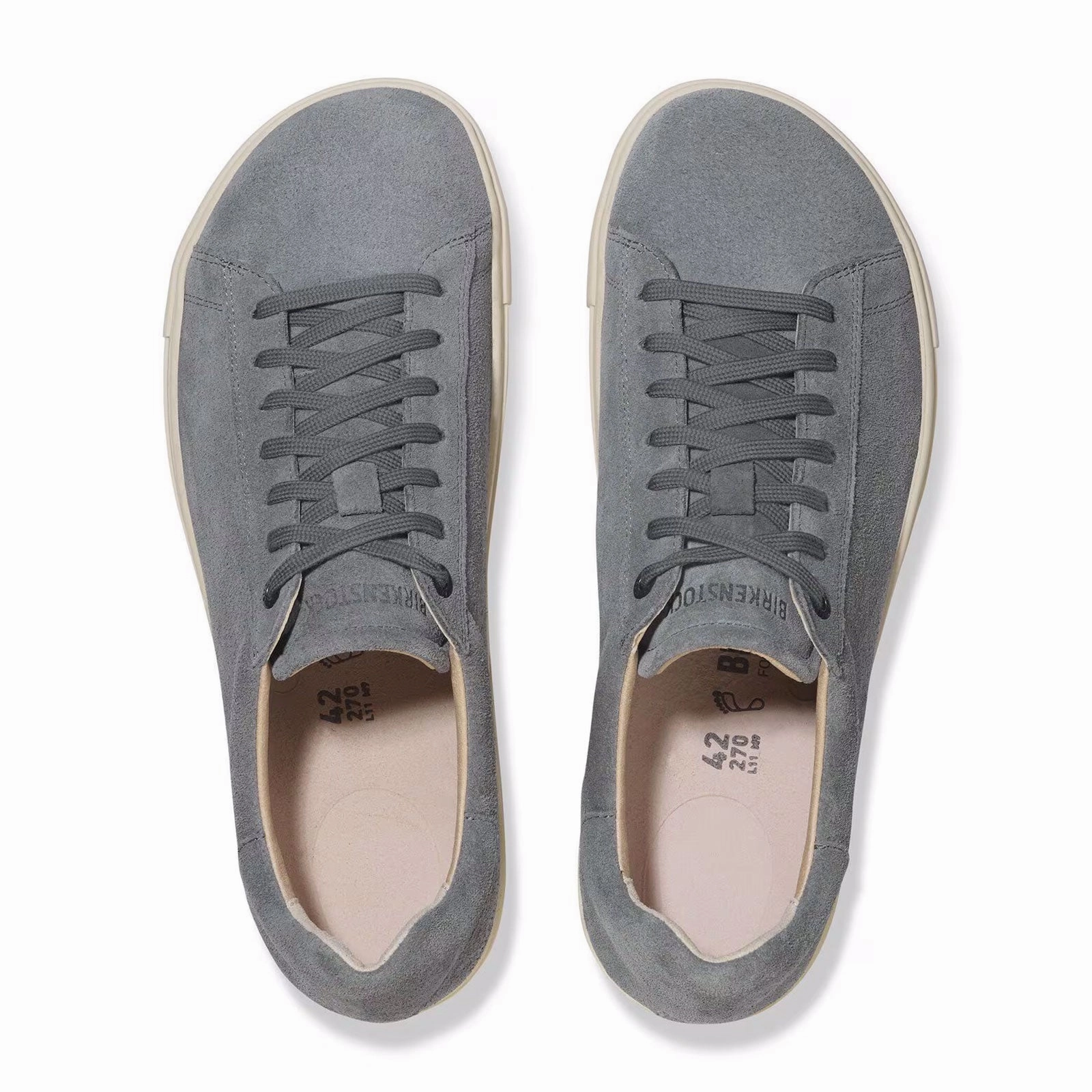 Birkenstock Bend Sneaker (Men) - Basalt Gray Suede Park Stroll Freedom Move