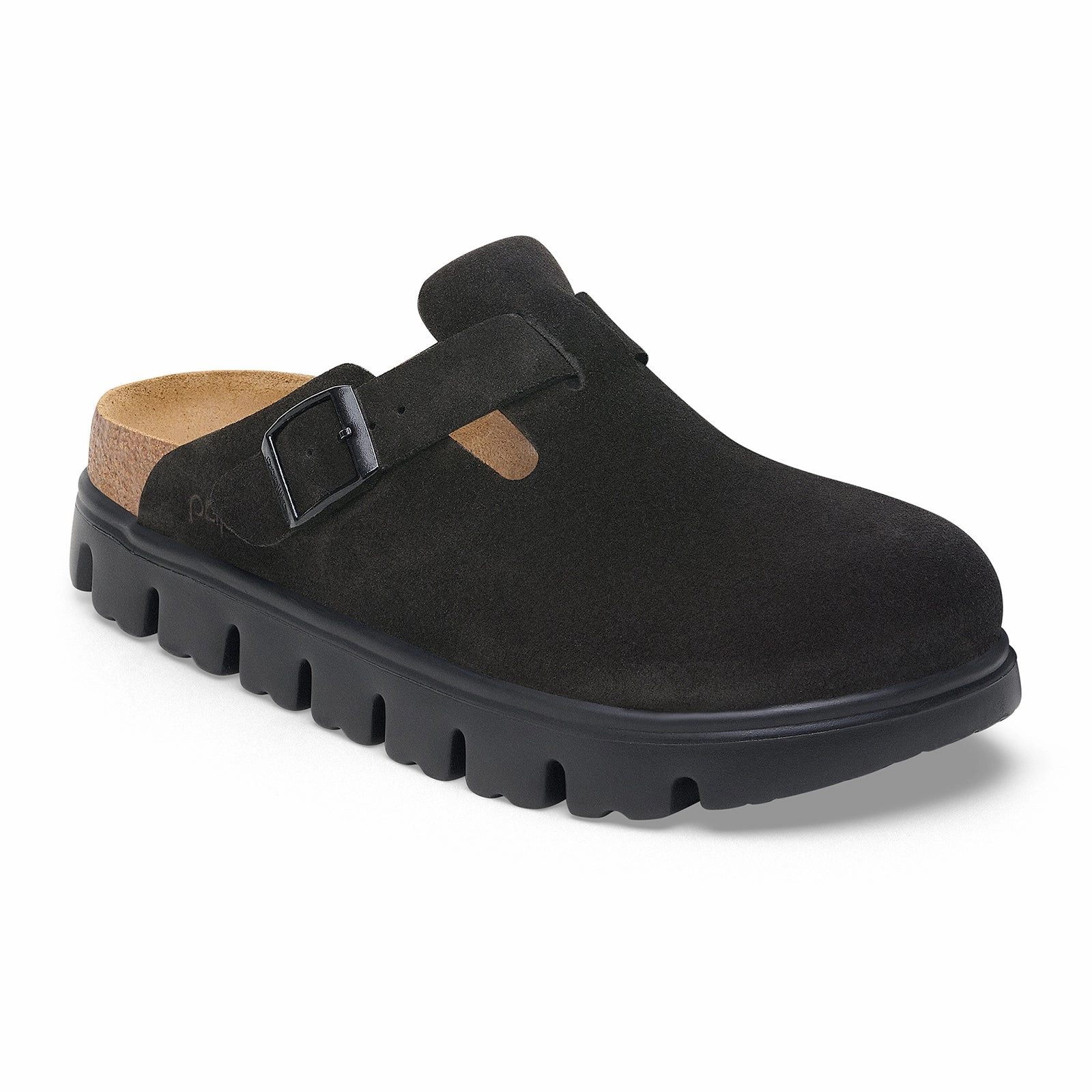 Birkenstock Boston Chunky Narrow Clog (Women) - Black Suede Old Street