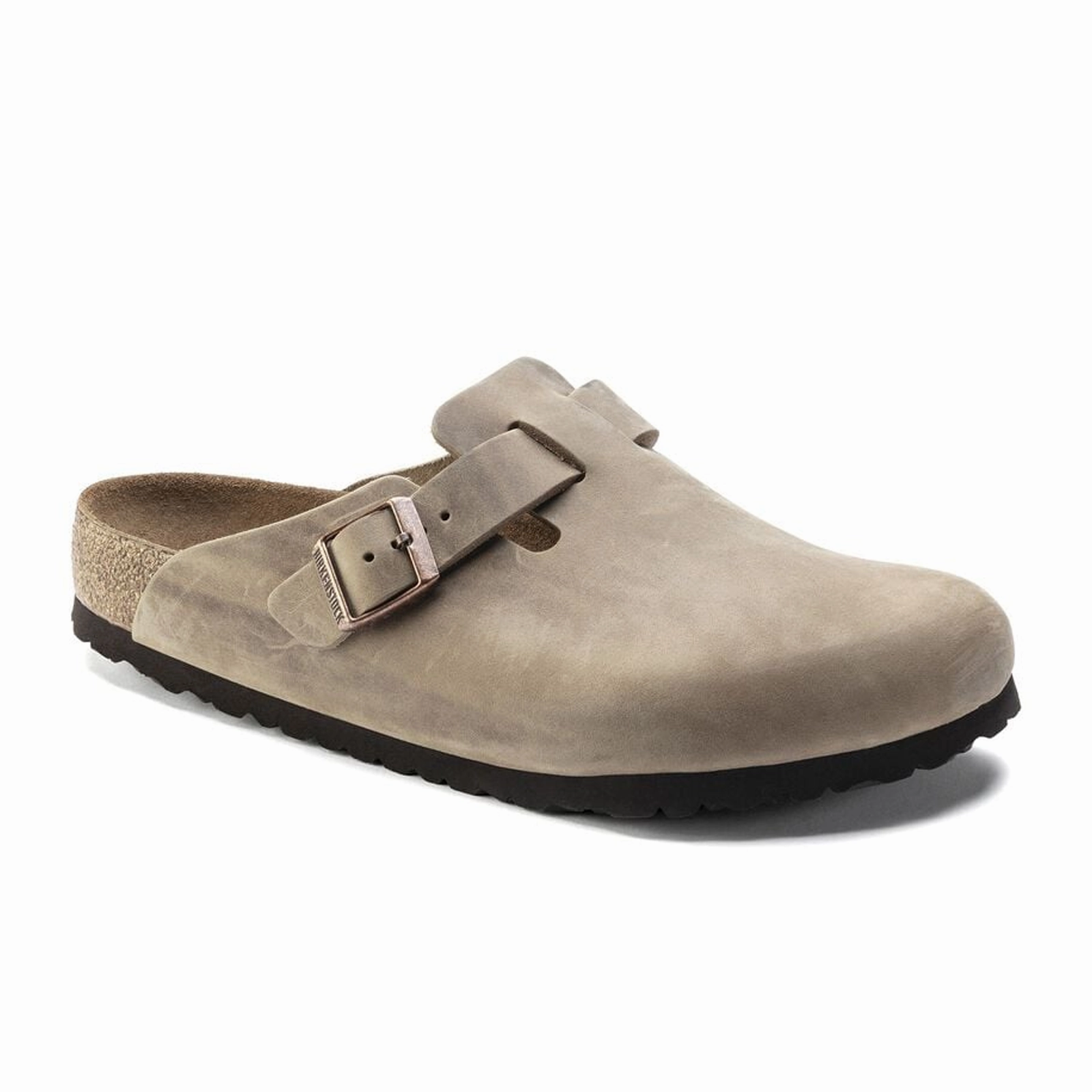 Birkenstock Boston Soft Footbed Clog (Men) - Tobacco Oiled Leather Water   Resistant