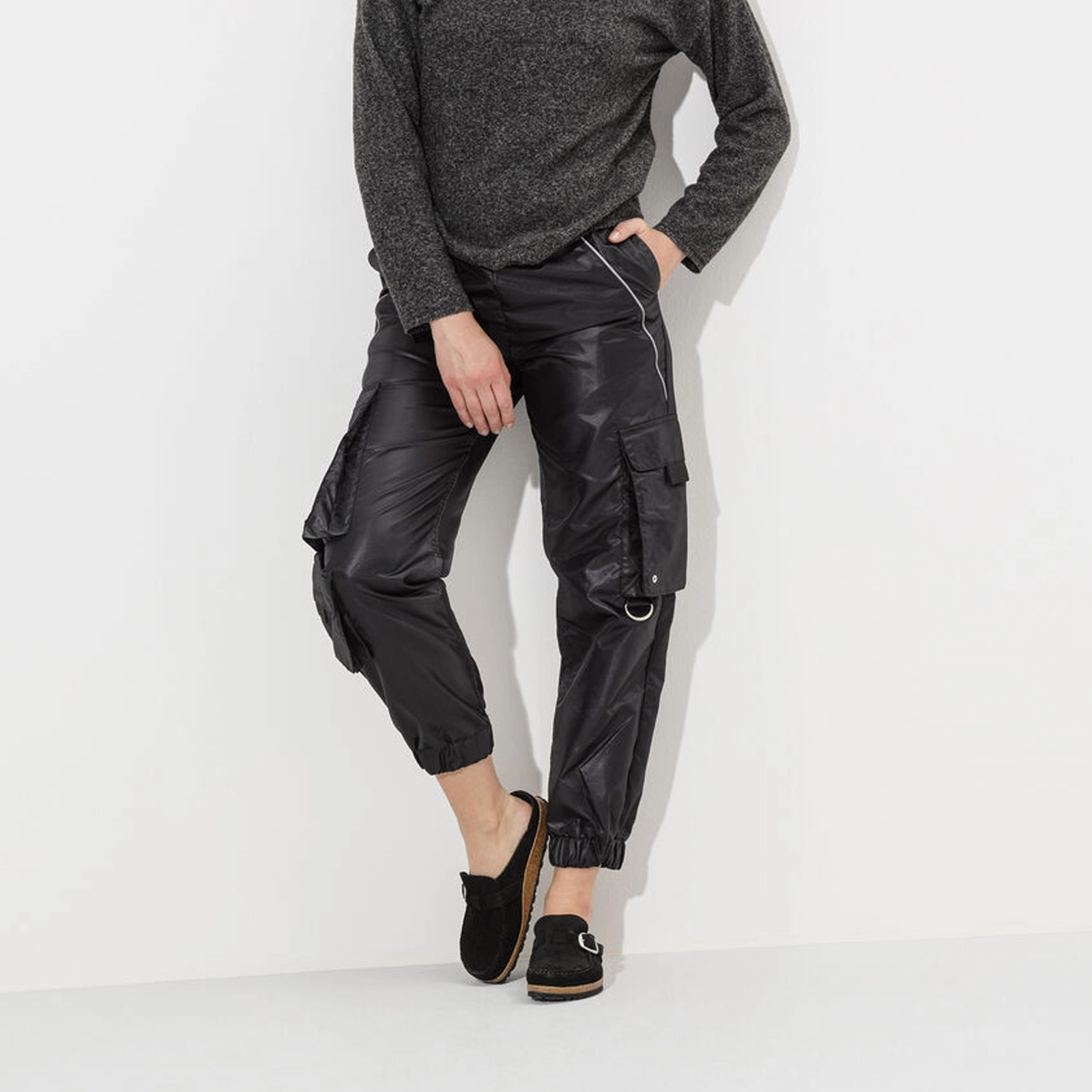 Birkenstock Buckley Narrow Clog (Women) - Black Suede Way Smooth Casual Everyday Footwear