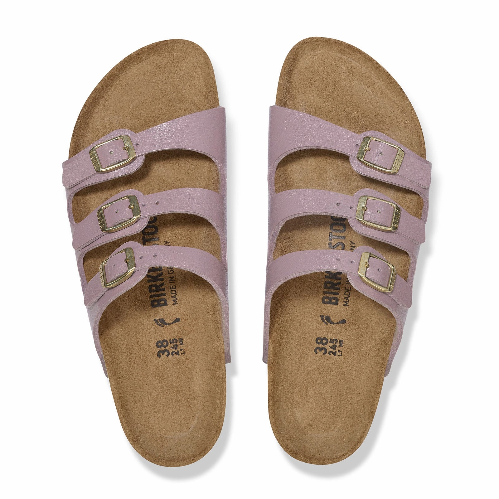 Birkenstock Florida Slide Sandal (Women) - Graceful Faded Purple Birko-Flor Casual Wear