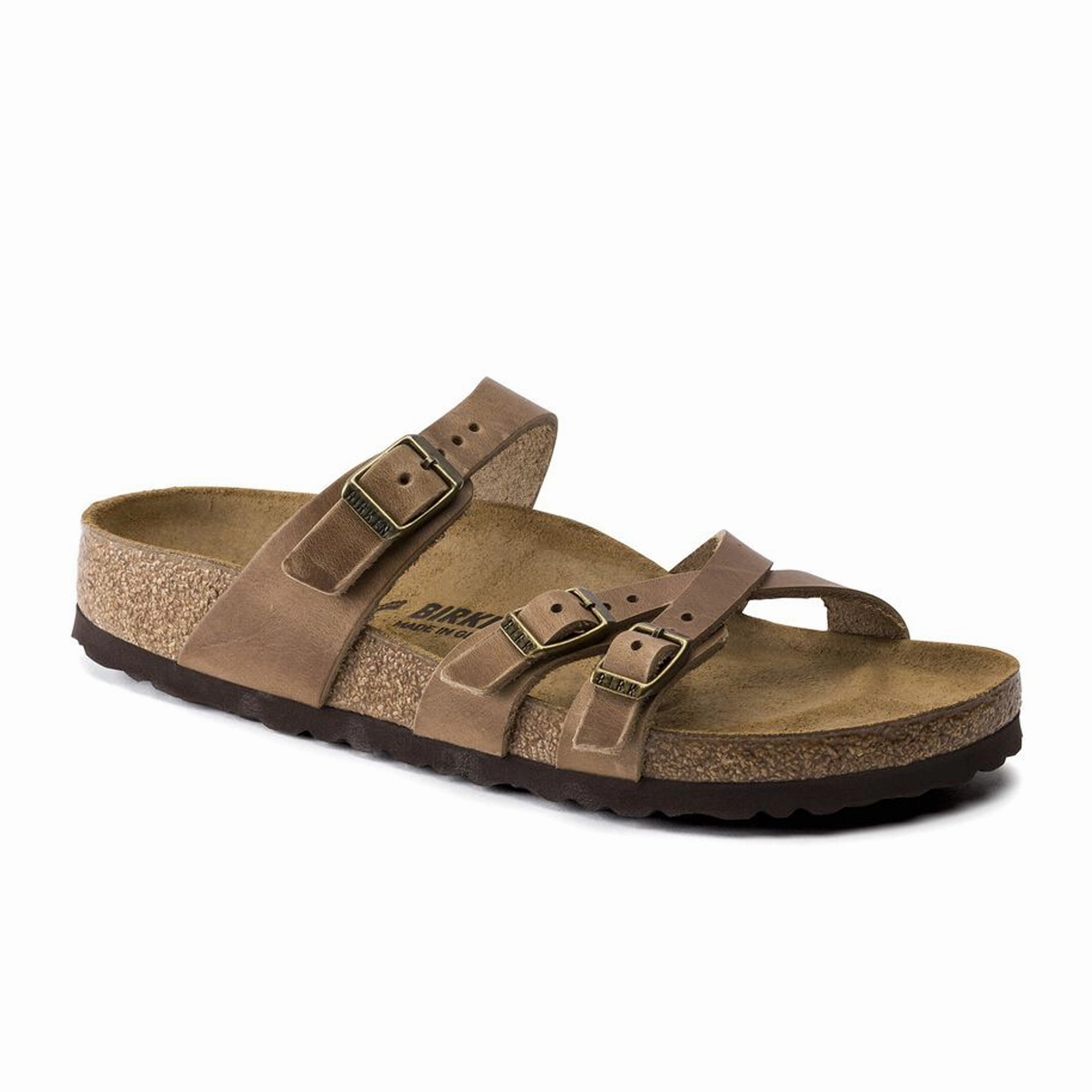 Relaxation Mode Outdoor Slip Birkenstock Franca Slide Sandal (Women) - Tobacco Oiled Leather