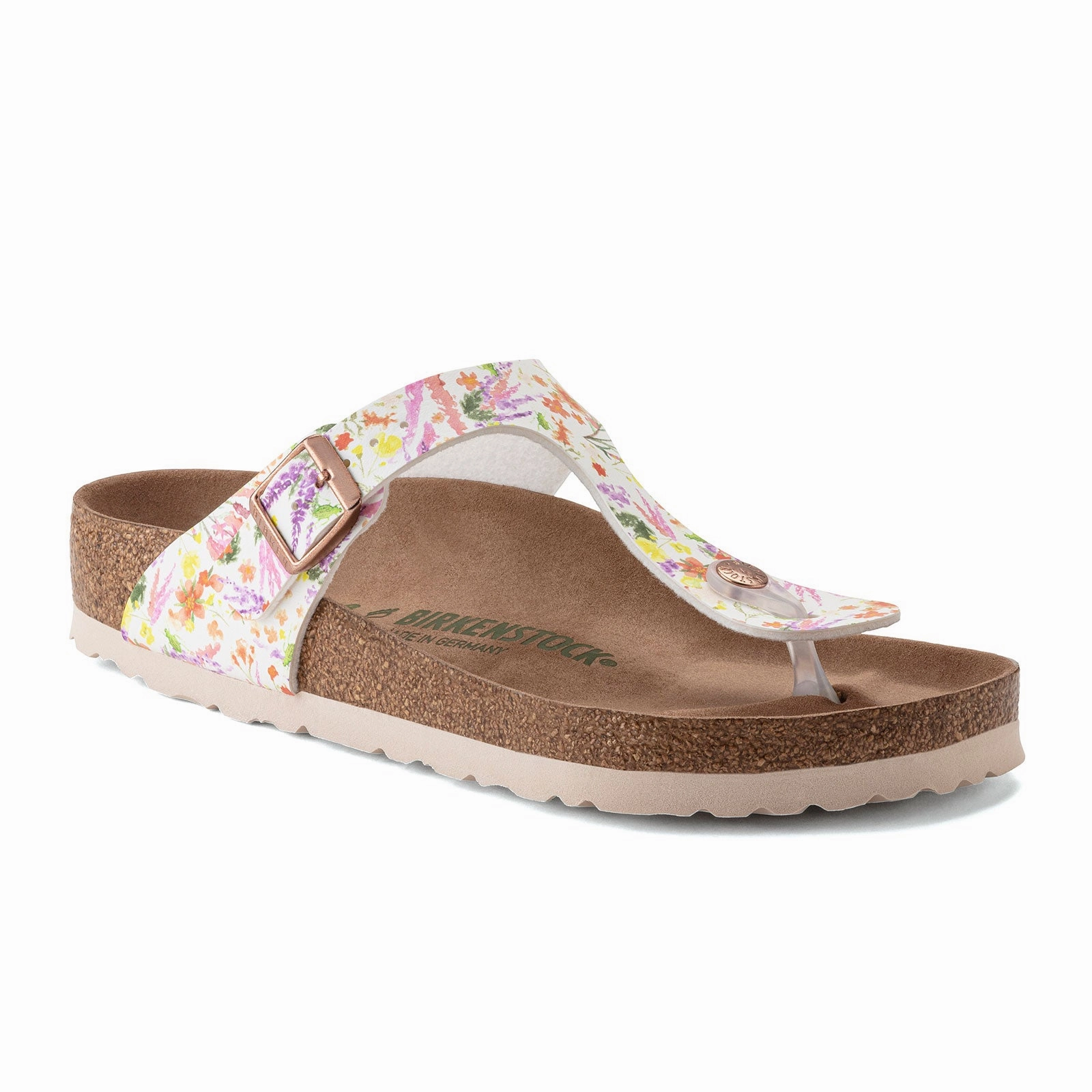 Quick Fit Footwear Birkenstock Gizeh Vegan Sandal (Women) - Summer Garden Rose Birko-Flor
