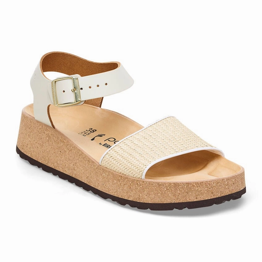 Birkenstock Glenda Natural/White Warmup Session multi - sport shoes