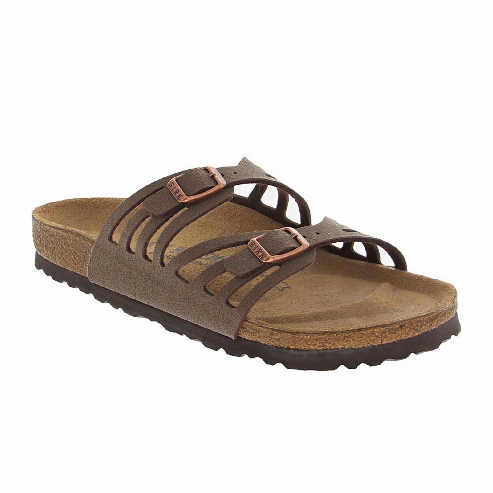 Beach Style Comfort Walk Sandals Birkenstock Granada Narrow Slide Sandal (Women) - Mocha Birkibuc