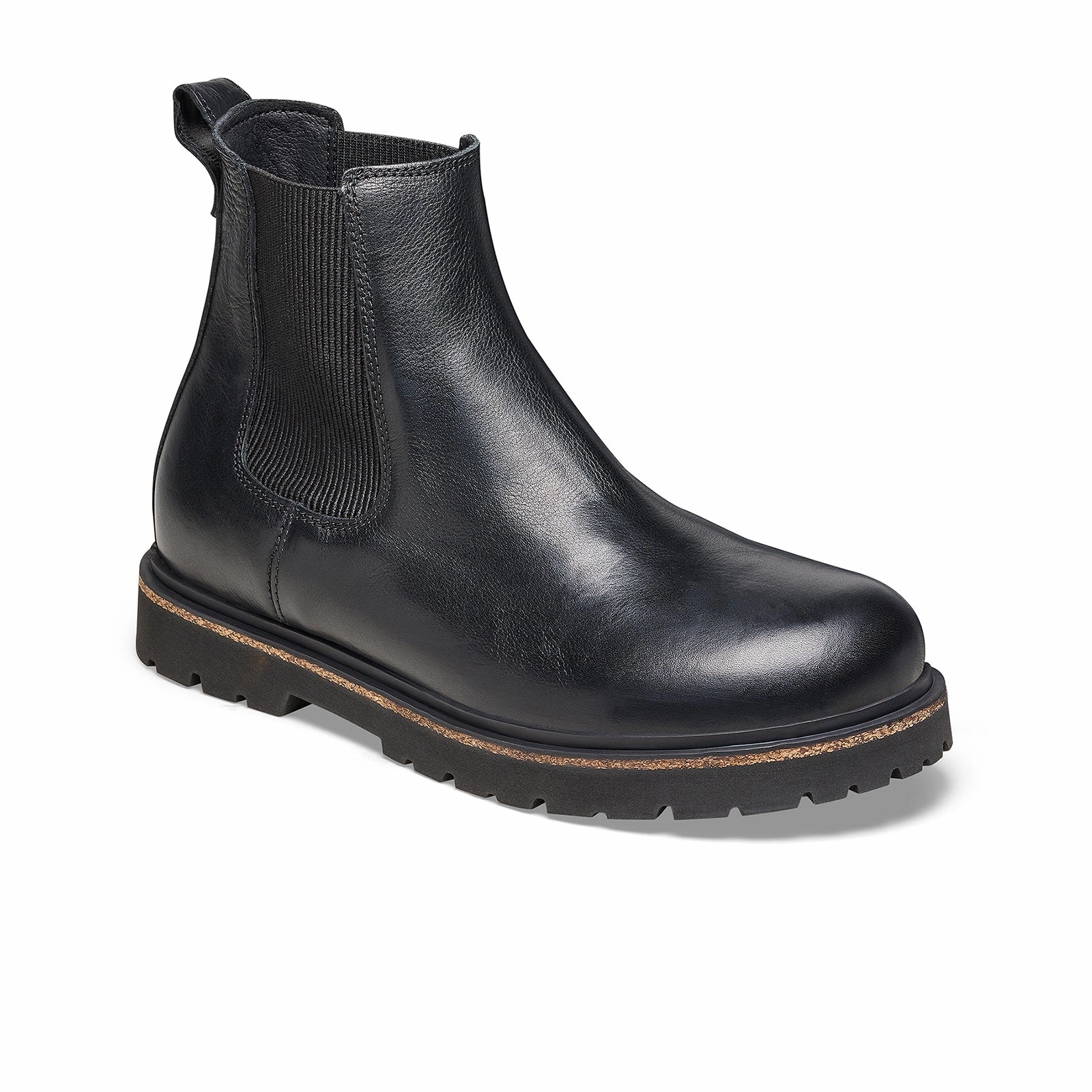 Easy Fit Birkenstock Highwood Chelsea Boot (Men) - Black Leather