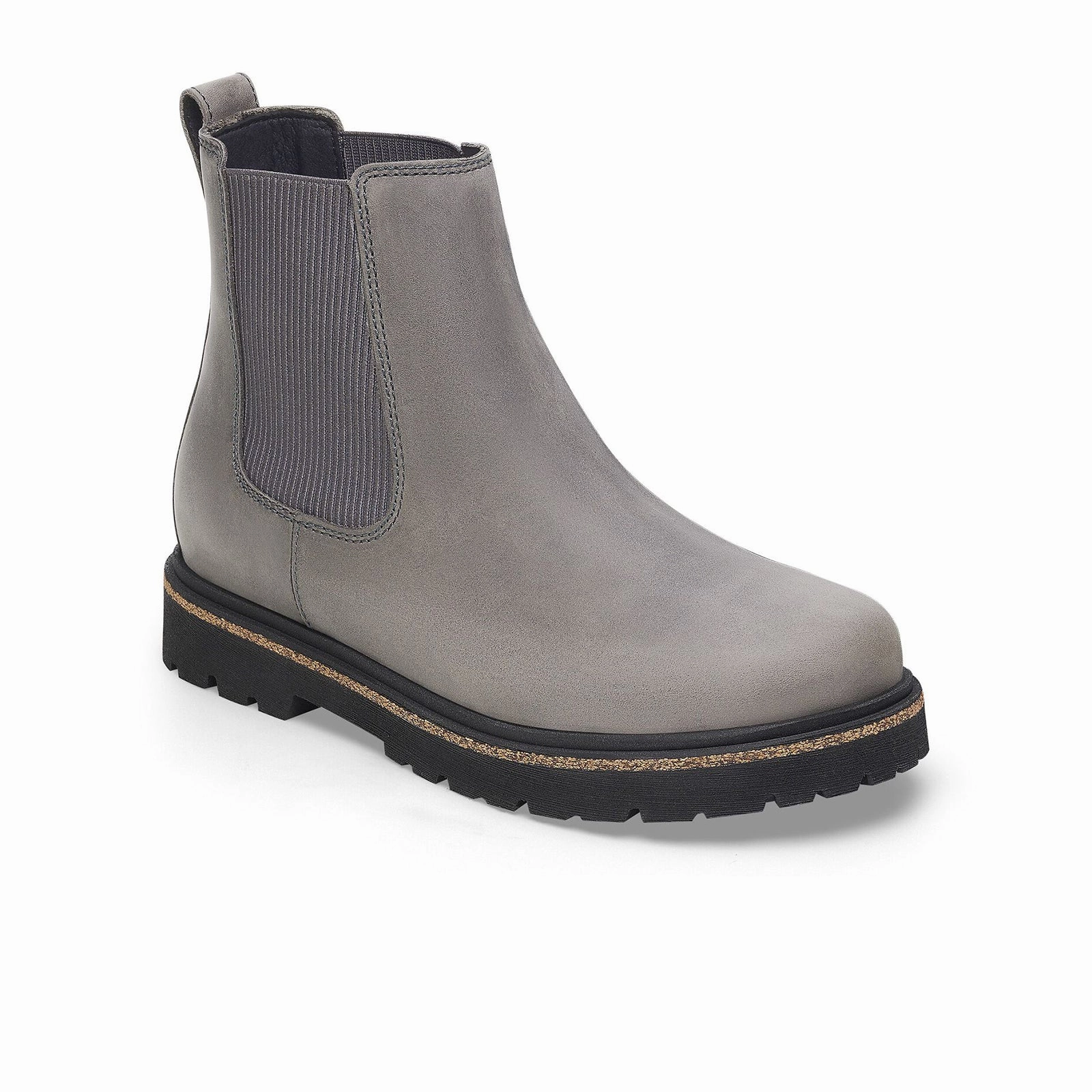 Premium Comfort Fit Hold Power Birkenstock Highwood Chelsea Boot (Women) - Graphite Nubuck