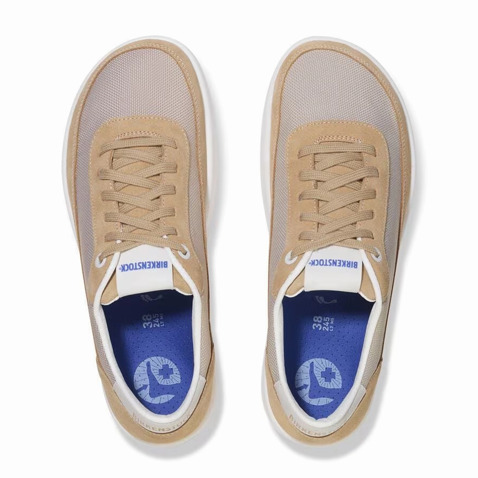 Comfortable Slip-Ons Birkenstock Honnef City Lace Up (Men) - New Beige/Sandcastle