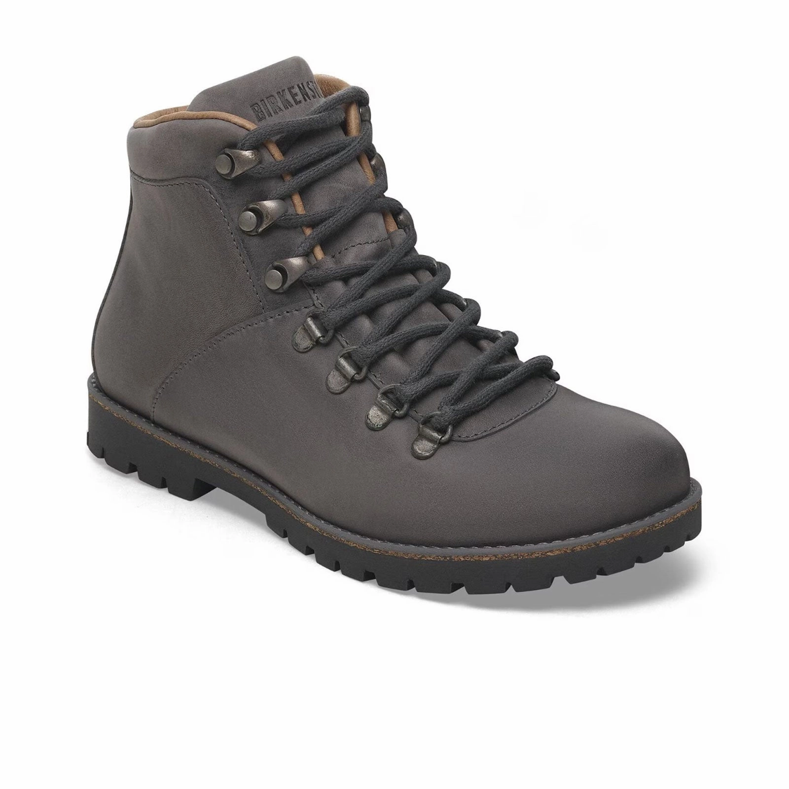 Vegetable-Tanned Birkenstock Jackson Ankle Boot (Women) - Graphite Oiled Suede