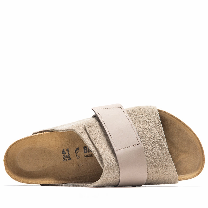 Comfortable fit Fashionable Design Birkenstock Kyoto Suede - Taupe