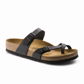 EnhancedGrip Birkenstock Mayari Sandal (Women) - Black Birko-Flor