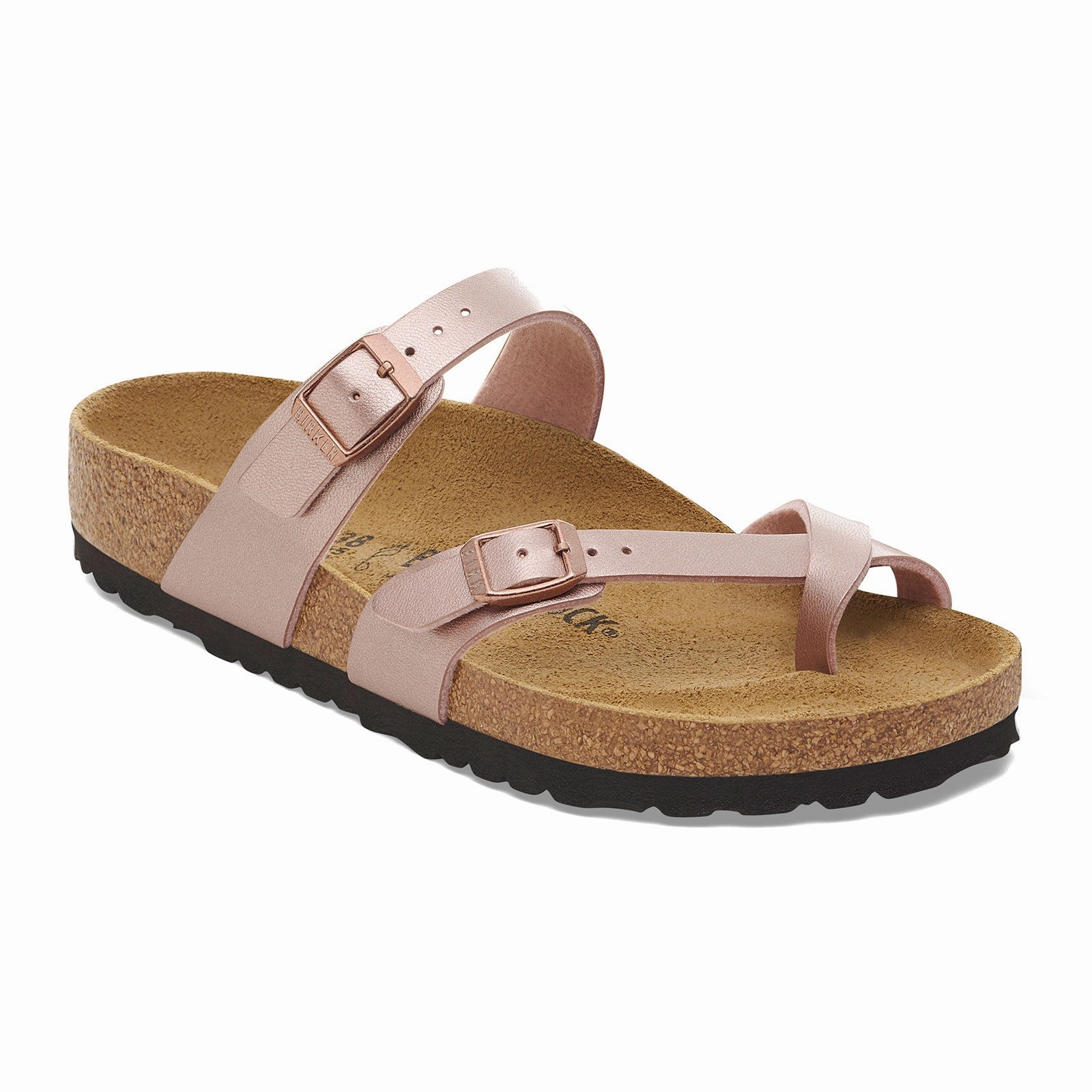 Compact Design Flexible structure Birkenstock Mayari Sandal (Women) - Metallic Copper Birko-Flor