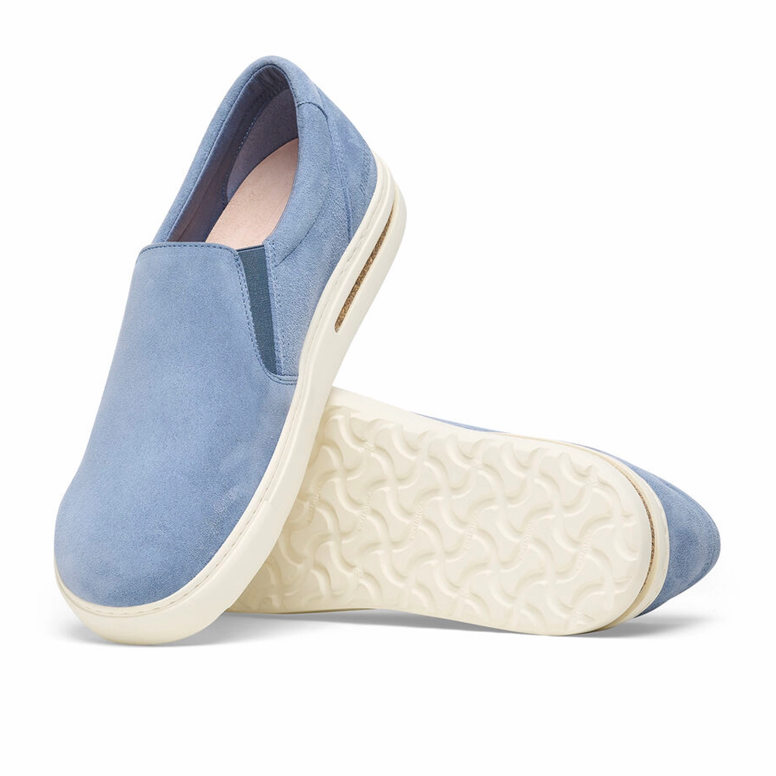 Autumn Fashion Open Pace Birkenstock Oswego Slip On Sneaker (Men) - Elemental Blue Suede