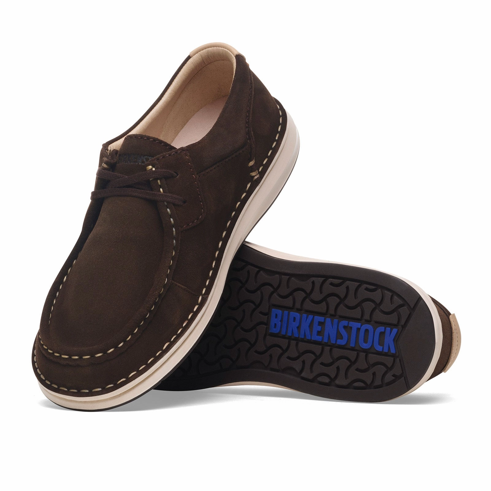 Birkenstock Pasadena Slip On (Men) - Mocca Suede Step Grip