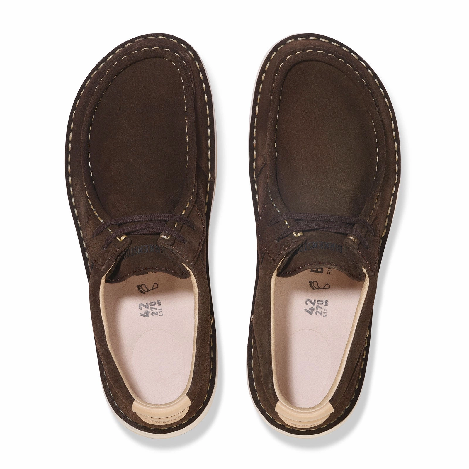 Birkenstock Pasadena Slip On (Men) - Mocca Suede All-season Leather Shoes Boho Touch