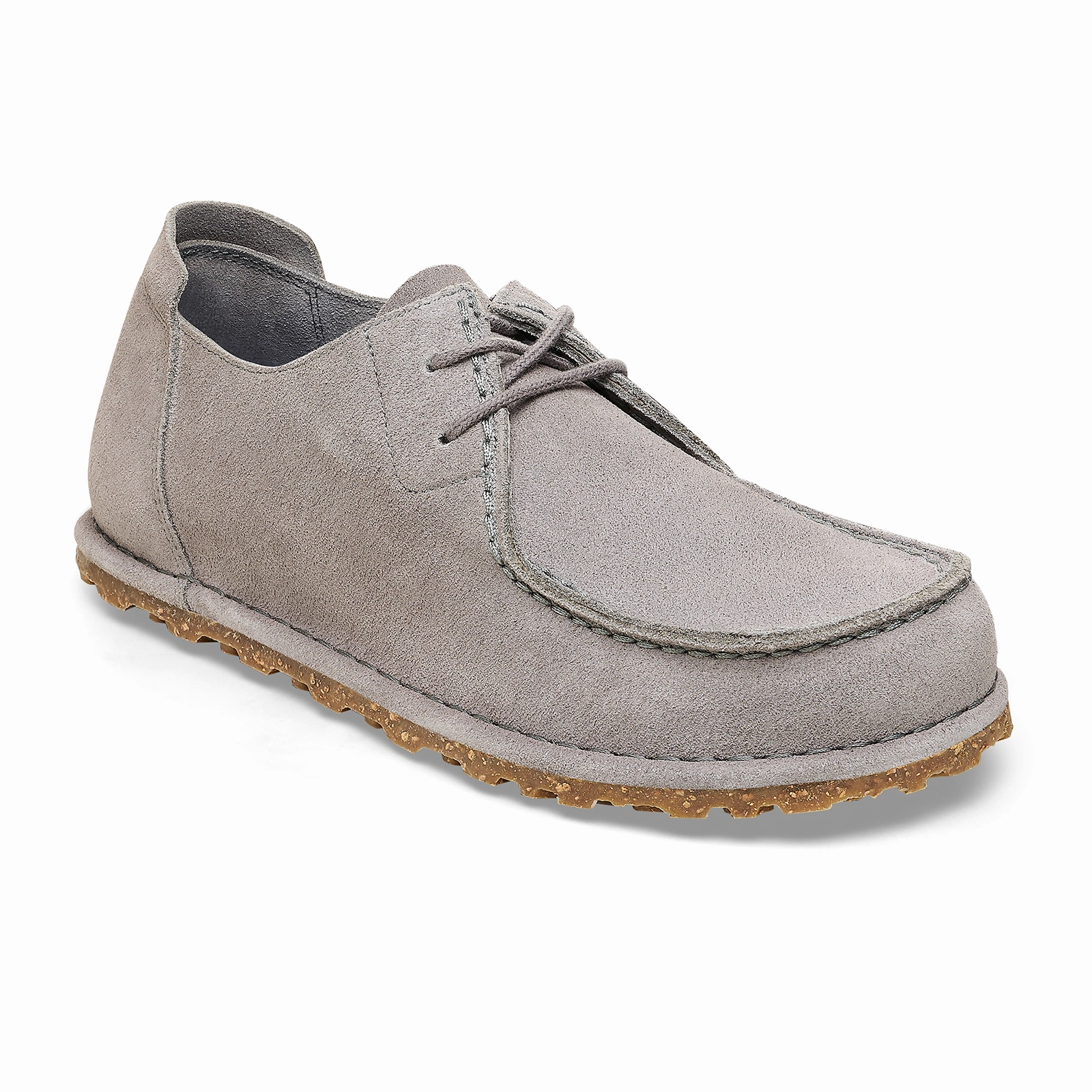 Birkenstock Utti Lace Up (Men) - Whale Gray Suede Fair Day Lace   Up