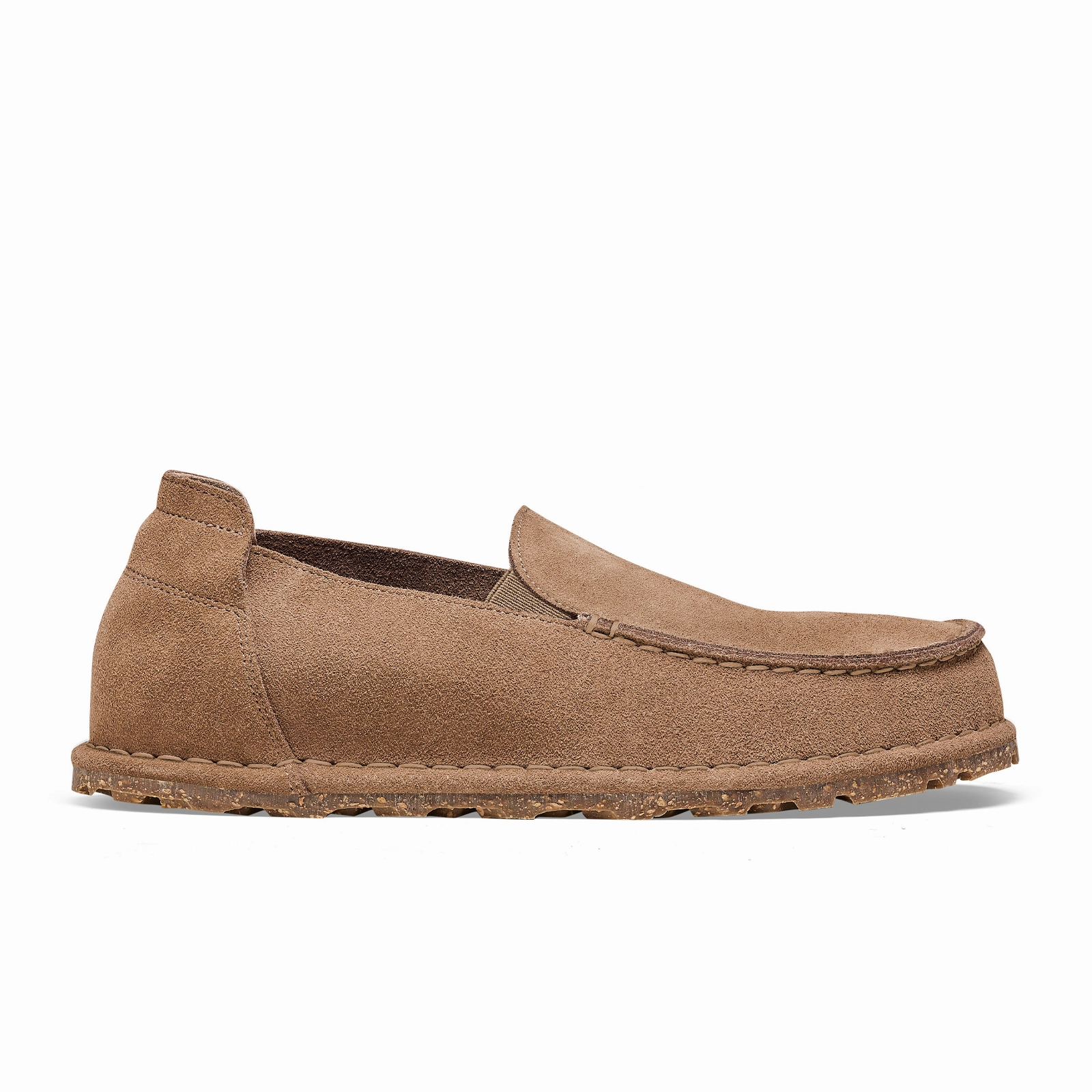 Way Safe Sole Strong Birkenstock Utti Narrow Slip On (Women) - Taupe Suede