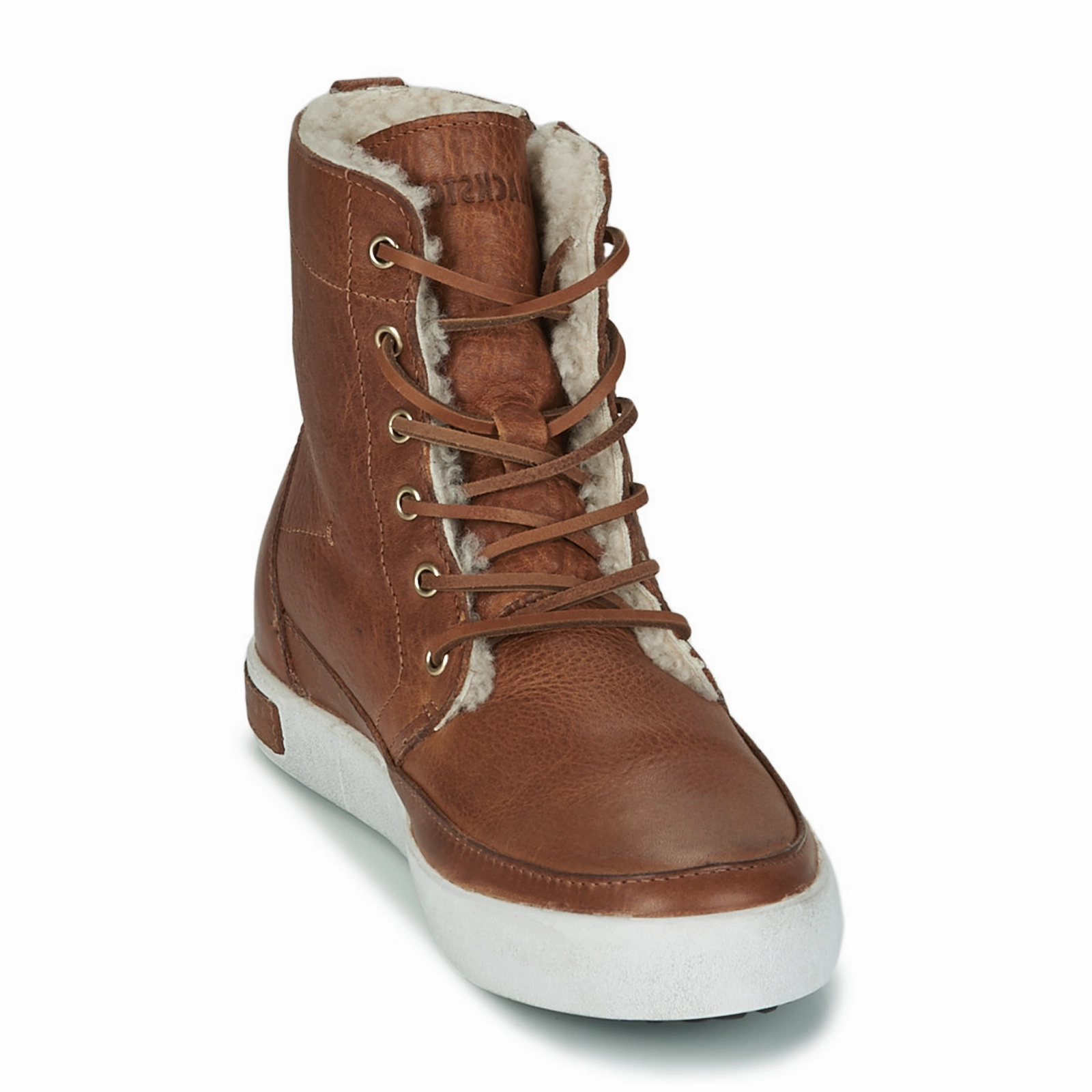 Blackstone Ludlow CW96 High Top Sneaker (Women) - Cuoio Classic Padding