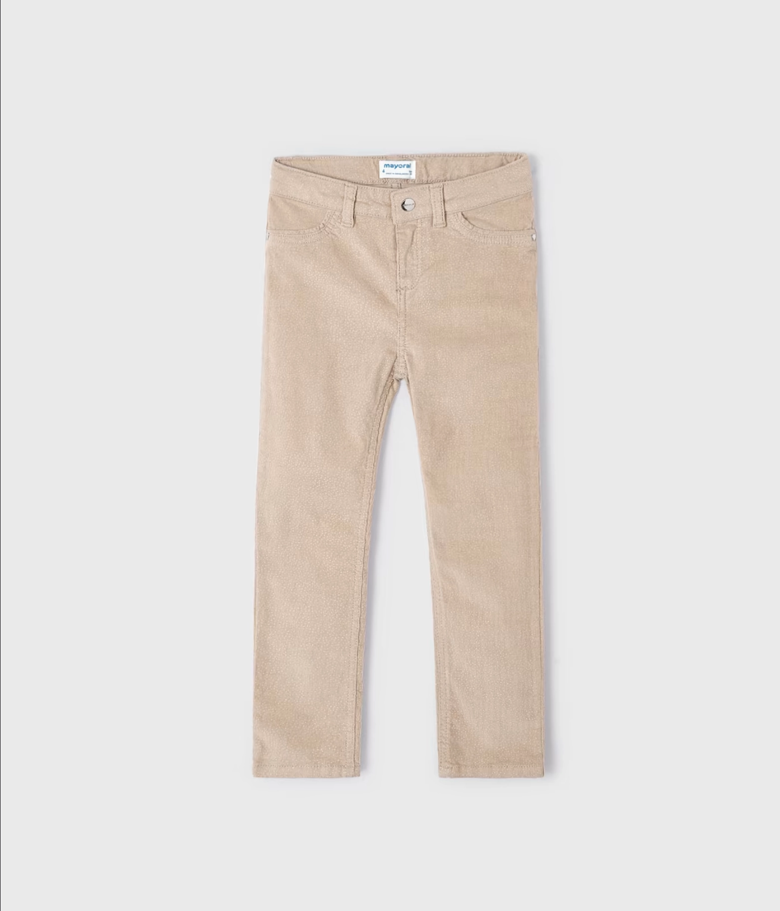 Corduroy Glitter Skinny Pant | Tan Active - wear absorbent