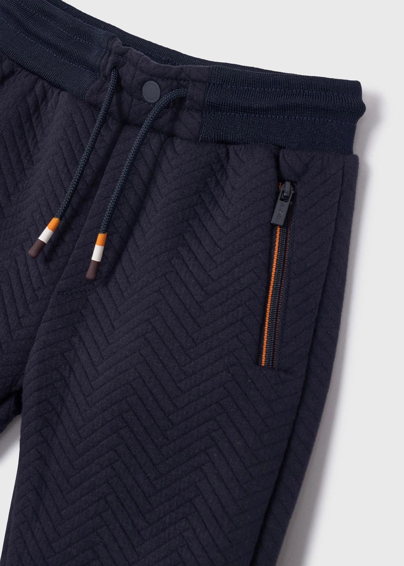 Mayoral 4581-002 Kids Fishbone Long Pants - Navy Blue holiday