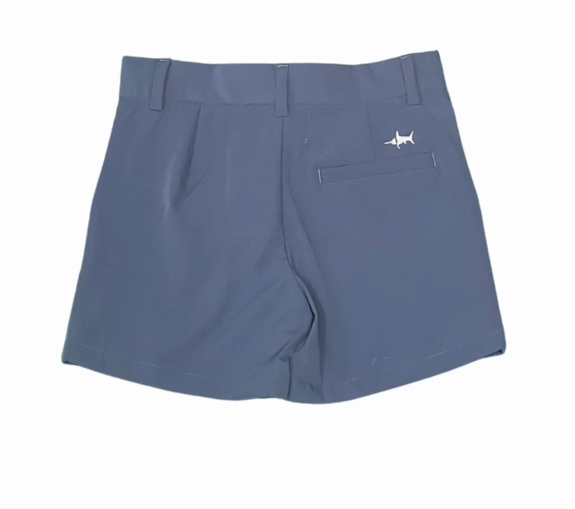 Quick - dry Removable Blue Palmer Performance Shorts