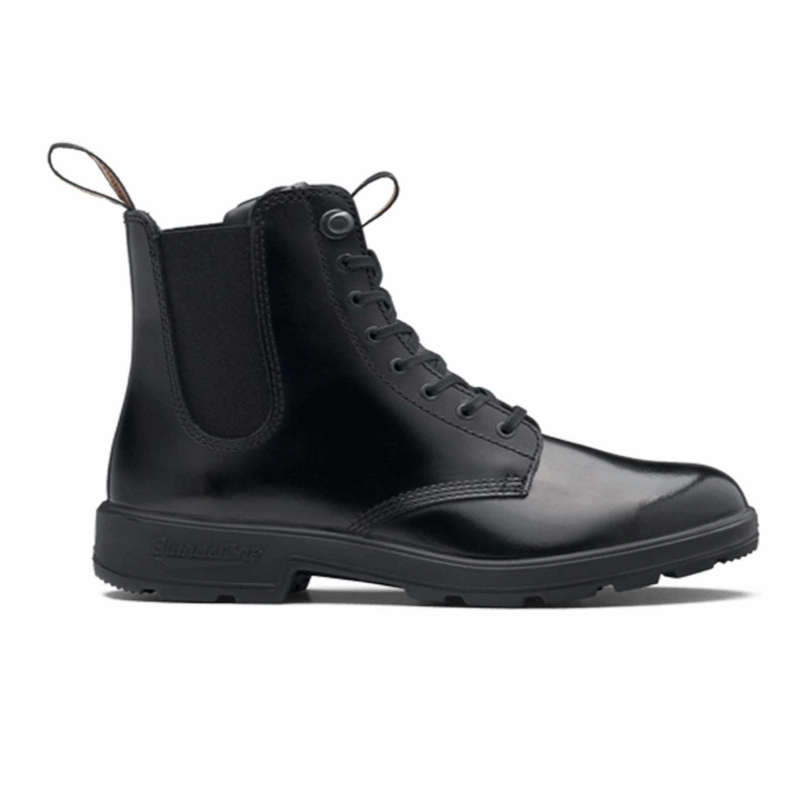 Clean Motion Blundstone Original 2219 Lace Up Chelsea Boot (Women) - Black Brush