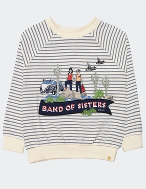 Blune - Kids Girl Band of Sisters Sweatshirt weekend Everyday